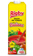 Salsa de tomate Italiana Rigby - 1 Kg