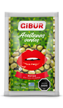 Aceitunas verdes rotas - 140 grs